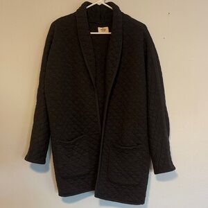 Marine Layer Black Quilted Jacket